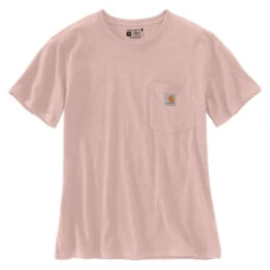 'Carhartt' Women's Lightweight Pocket T-Shirt - Ash Rose -Outfit Shop 103067 P15 WF22 e 1024x1024@2x