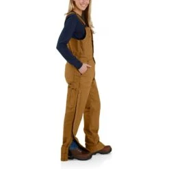 'Carhartt' Women's Loose Fit Duck Insulated Biberall - Carhartt Brown 7 'Carhartt' Women's Loose Fit Duck Insulated Biberall - Carhartt Brown -Outfit Shop 104694 BRN AVR WF22 b 1024x1024@2x