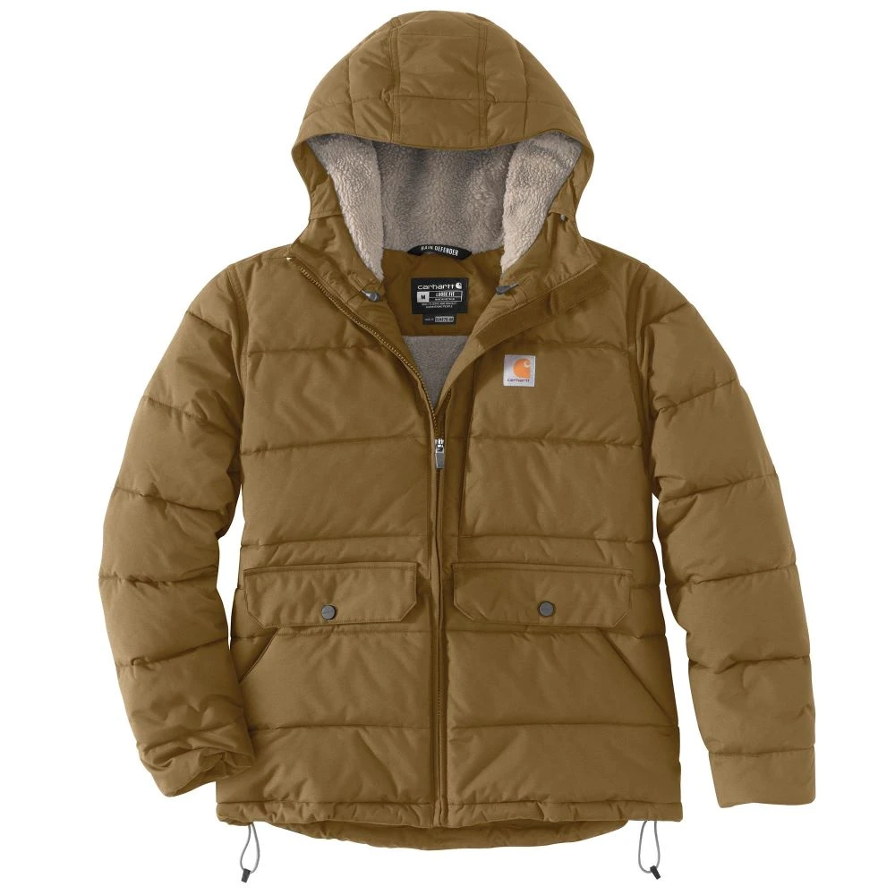 'Carhartt' Women's Montana Relaxed Fit Insulated Jacket - Oak Brown 3 'Carhartt' Women's Montana Relaxed Fit Insulated Jacket - Oak Brown - Image 2