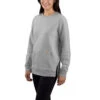 'Carhartt' Women's Force® Lightweight Sweatshirt - Asphalt Heather 2 'Carhartt' Women's Force® Lightweight Sweatshirt - Asphalt Heather -Outfit Shop 105468 058 WS23 b 1024x1024@2x