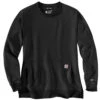 'Carhartt' Women's Force® Lightweight Sweatshirt - Black -Outfit Shop 105468 BLK WF22 e 1024x1024@2x