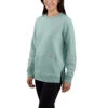 'Carhartt' Women's Force® Lightweight Sweatshirt - Blue Surf -Outfit Shop 105468 HA4 WS23 b 1024x1024@2x