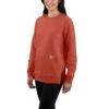 'Carhartt' Women's Force® Lightweight Sweatshirt - Desert Orange Heather -Outfit Shop 105468 Q38 WF22 b 1024x1024@2x