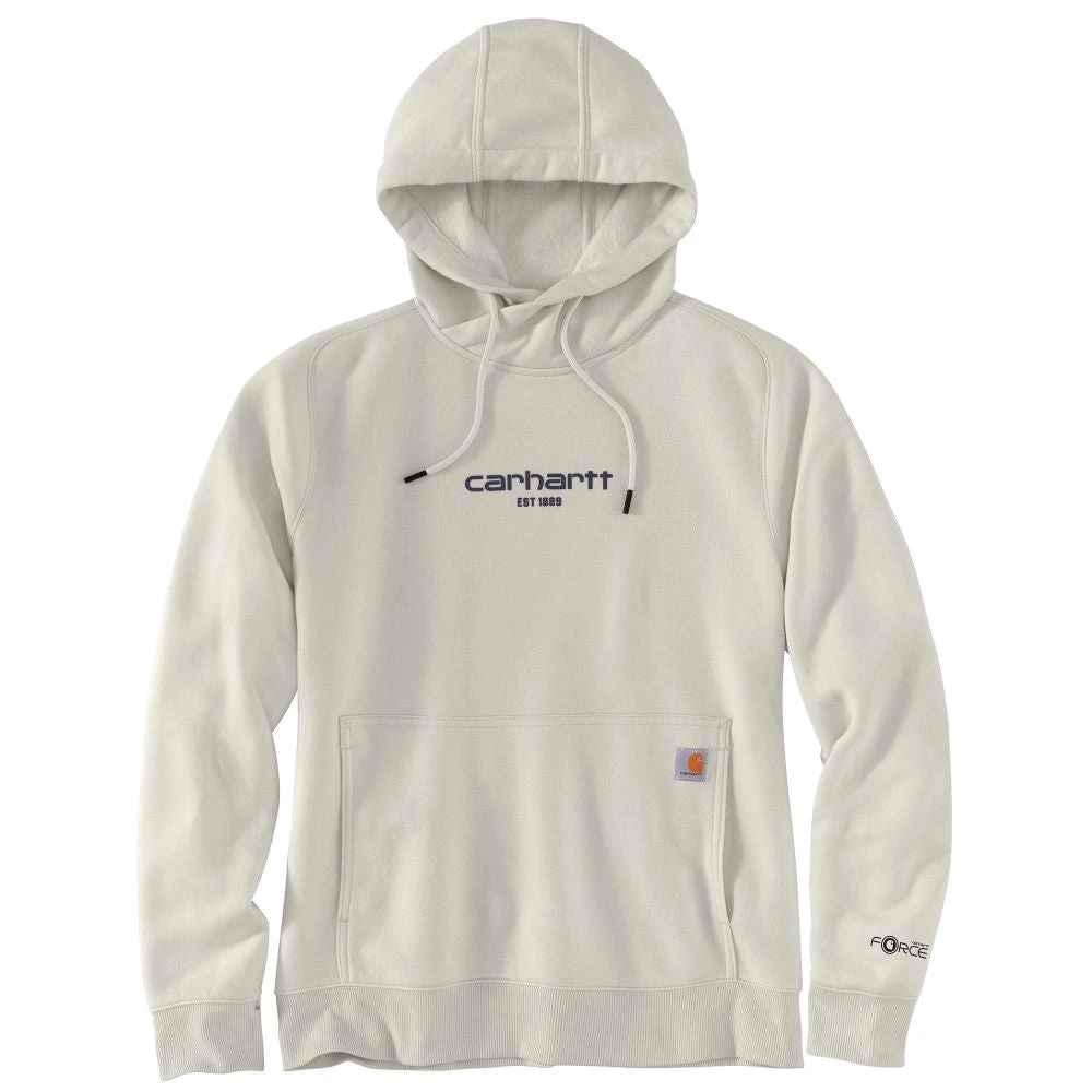 'Carhartt' Women's Force® Lightweight Graphic Hoodie - Malt 4 'Carhartt' Women's Force® Lightweight Graphic Hoodie - Malt - Image 2