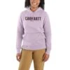 'Carhartt' Women's Relaxed Fit Midweight Graphic Hoodie - Amethyst Fog -Outfit Shop 105639 V37 WS22 b 1 1024x1024@2x