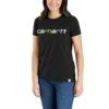 'Carhartt' Women's Lightweight Logo Graphic T-Shirt - Black -Outfit Shop 105764 N04 WS23 b 1024x1024@2x