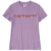 'Carhartt' Women's Lightweight Logo Graphic T-Shirt - Lupine -Outfit Shop 105764 V49 WS23 e 1024x1024@2x