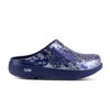 'OOFOS' Women's OOcloog Clog Limited Edition - Navy / Silver Snake -Outfit Shop 1203NVYSILSNK shot1 1024x1024@2x