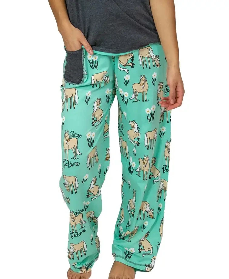 'Lazy One' Women's Pasture Bedtime PJ Pant - Teal 3 'Lazy One' Women's Pasture Bedtime PJ Pant - Teal