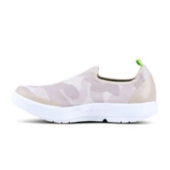 'OOFOS' Women's OOmg EeZee Low Shoe - White / Tan Camo -Outfit Shop 5072WHTTANCMO shot4 1024x1024@2x