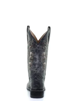 'Corral' Women's 12" Embroidered Western - Black / Sand -Outfit Shop 5356 2 1024x1024@2x