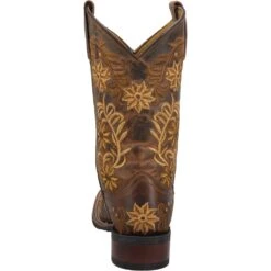 'Laredo' Women's 11" Secret Garden Western Square Toe - Brown -Outfit Shop 5822 4 1024x1024@2x