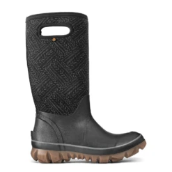 'Bogs' Women's 13" Whiteout Fleck Insulated WP Winter - Black Multi