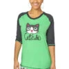 'Lazy One' Women's Cattitude Tall Tee - Green / Grey -Outfit Shop 8c0dca6bb6e782701f4de73e81b2cb0c 1024x1024@2x