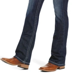 'Ariat' Women's R.E.A.L. Low Rise Stretch Rosy Whipstitch Boot Cut - Lakeshore -Outfit Shop F16 WMS WEST 10018351 detail01 1024x1024@2x