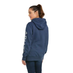 'Ariat' Women's Rebar Graphic Hoodie - Navy Heather 8 'Ariat' Women's Rebar Graphic Hoodie - Navy Heather -Outfit Shop F21 WMS WORK 10037618 back 1024x1024@2x