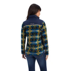 'Ariat' Women's Prescott Insulated Fleece Jacket - Navy Sonoran Print 7 'Ariat' Women's Prescott Insulated Fleece Jacket - Navy Sonoran Print -Outfit Shop F22 WMS WEST 10041818 back 1024x1024@2x