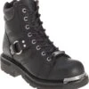 'Harley Davidson' Women's 5.5" Maddy Zip Boot - Black -Outfit Shop HDW D84189 091914 F15 045 1024x1024@2x