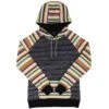 'Hooey' Women's Catalina Space Dye Hoody - Black / Serape -Outfit Shop HH1167BKSP 1000x1000 83e7a71a 619d 4c62 a802 94545b606a73 1024x1024@2x