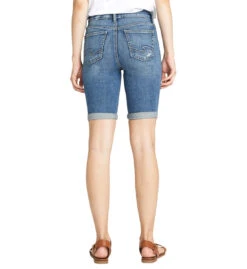 'Silver Jeans' Women's Avery Bermuda Short - Indigo -Outfit Shop L54903SGX354 IND L2 1024x1024@2x