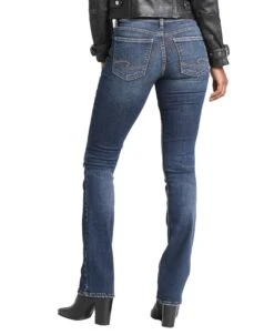 'Silver Jeans' Women's Suki Mid Rise Slim Boot - Dark Indigo -Outfit Shop L93616SDK424 1024x1024@2x