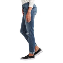 'Silver Jeans' Women's Curvy Boyfriend Mid Rise Slim Leg - Medium Wash -Outfit Shop LA23415AU333 IND 3 1024x1024@2x