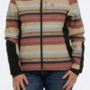 'Cinch' Women's Blanket Stripe Bonded Jacket - Multi 2 'Cinch' Women's Blanket Stripe Bonded Jacket - Multi -Outfit Shop MAJ9841001 1 1024x1024@2x