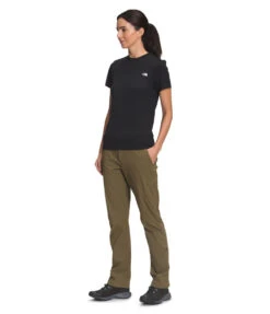 'The North Face' Women's Paramount Mid-Rise Pant - Military Olive -Outfit Shop NF0A4ASF 37U model34 1024x1024@2x