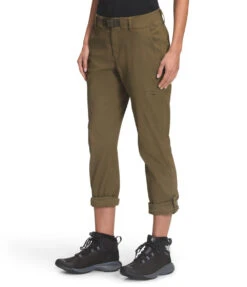 'The North Face' Women's Paramount Mid-Rise Pant - Military Olive -Outfit Shop NF0A4ASF 37U modelalt1 1024x1024@2x