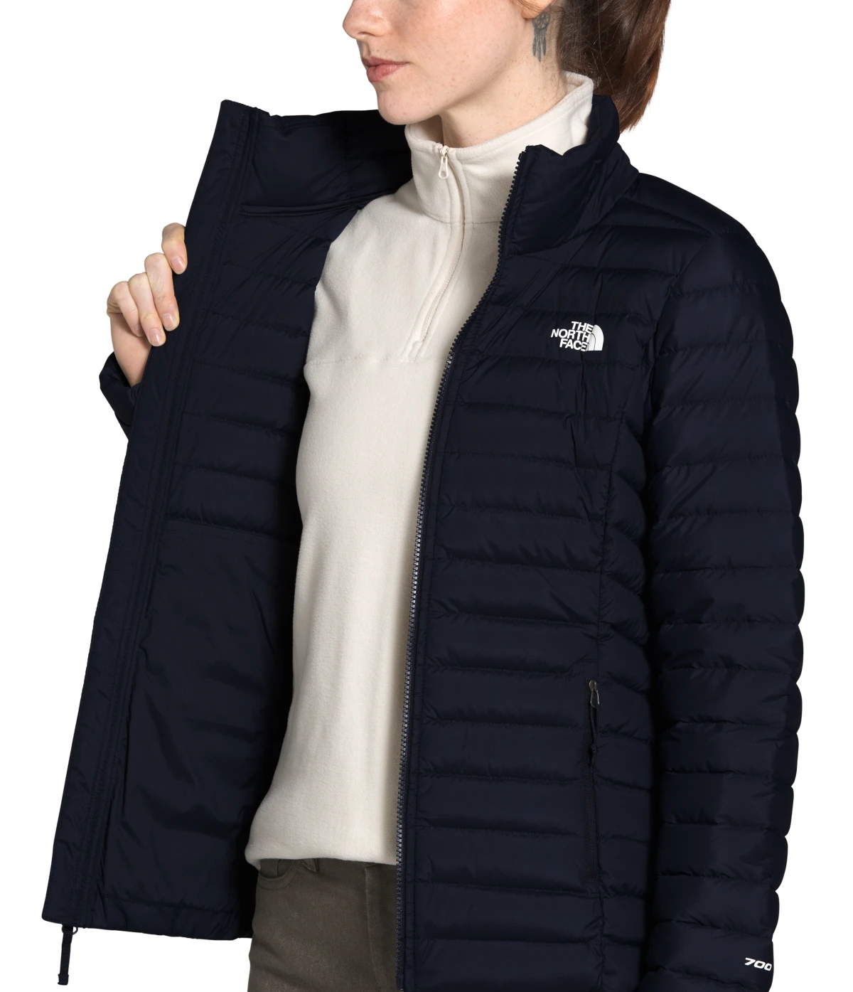 'The North Face' Women's Stretch Down Jacket - Aviator Navy 5 'The North Face' Women's Stretch Down Jacket - Aviator Navy - Image 3