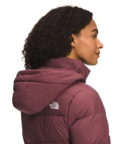 'The North Face' Women's Gotham Jacket - Wild Ginger -Outfit Shop NF0A4R33 6R4 modelhood3 1024x1024@2x