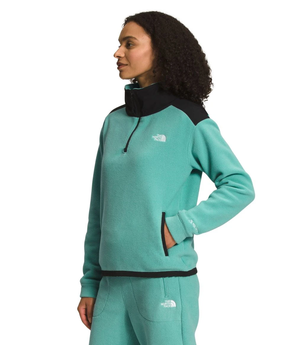 'The North Face' Women's Alpine Polartec® 200 1/4 Zip - Wasabi 5 'The North Face' Women's Alpine Polartec® 200 1/4 Zip - Wasabi - Image 3