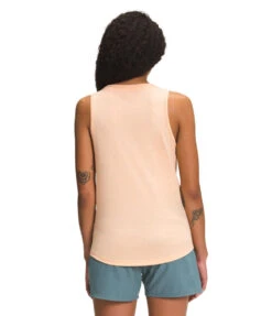 'The North Face' Women's Simple Logo Tri-Blend Tank - Apricot Ice Heather -Outfit Shop NF0A7UKV 46V back 1024x1024@2x