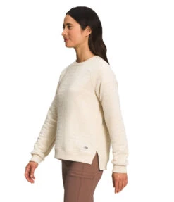 'The North Face' Women's Longs Peak Quilted Crew - Gardenia White Heather -Outfit Shop NF0A7USR 14Q model34 1024x1024@2x
