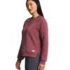 'The North Face' Women's Longs Peak Quilted Crew - Wild Ginger Heather -Outfit Shop NF0A7USR 7A6 model34 1024x1024@2x