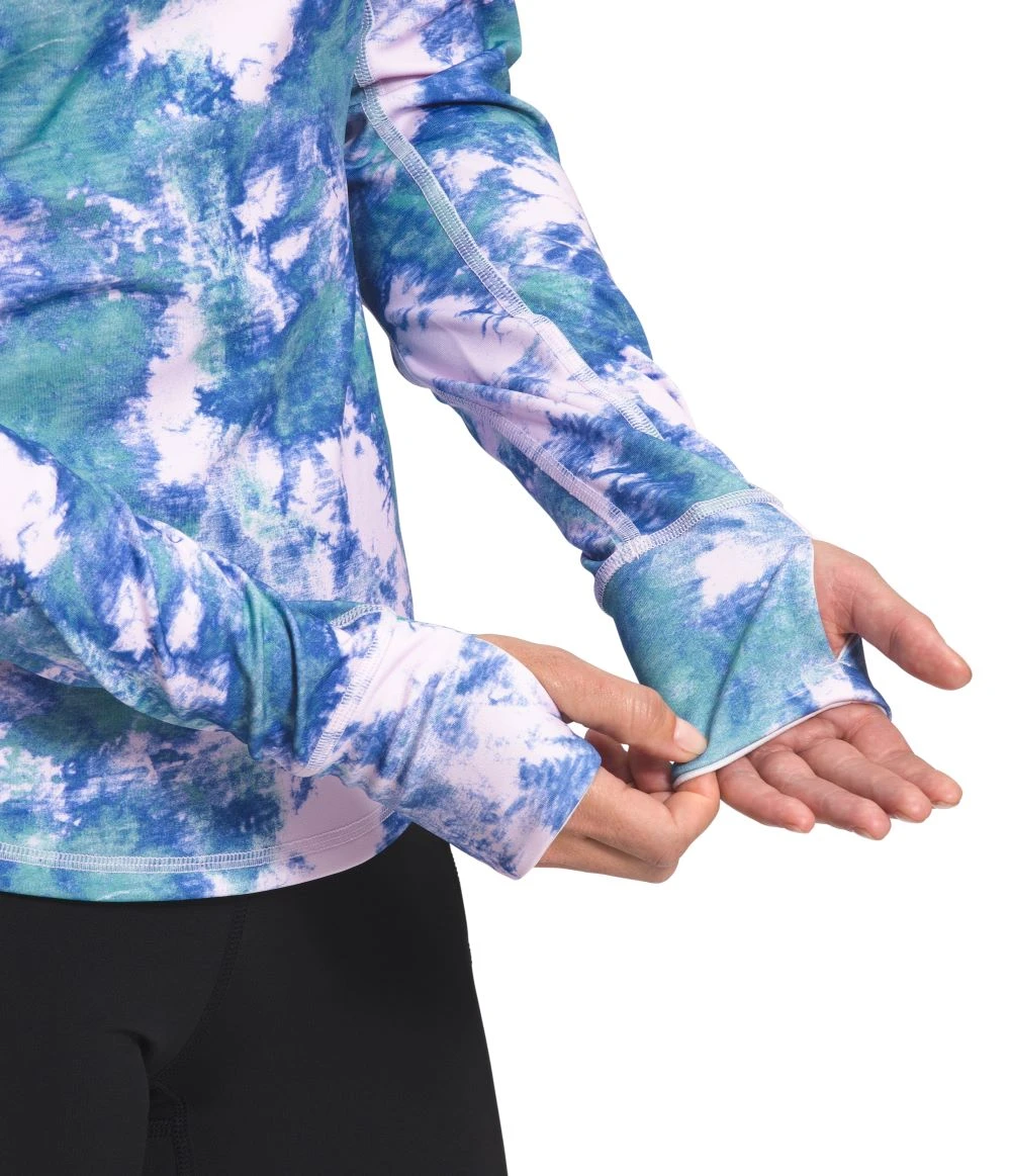 'The North Face' Women's Printed Winter Warm Essential 1/4 Zip - Lavender Fog 5 'The North Face' Women's Printed Winter Warm Essential 1/4 Zip - Lavender Fog - Image 3