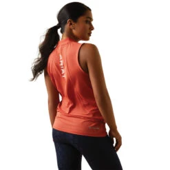 'Ariat' Women's Hailey 1/4 Zip Baselayer - Burnt Sienna 8 'Ariat' Women's Hailey 1/4 Zip Baselayer - Burnt Sienna -Outfit Shop S23 WMS ENGL 10043373 back 1024x1024@2x