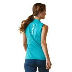 'Ariat' Women's Hailey 1/4 Zip Baselayer - Viridian Green -Outfit Shop S23 WMS ENGL 10043375 back 1024x1024@2x