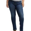 'Silver Jeans' Women's Suki Mid Rise Slim Boot - Dark Indigo (Ext. Sizes) -Outfit Shop W93616SDK424 IND 01 1024x1024@2x