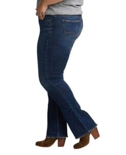 'Silver Jeans' Women's Suki Mid Rise Slim Boot - Dark Indigo (Ext. Sizes) 6 'Silver Jeans' Women's Suki Mid Rise Slim Boot - Dark Indigo (Ext. Sizes) -Outfit Shop W93616SDK424 IND 03 1024x1024@2x