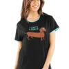 'Lazy One' Women's Long To Be Around You PJ Tee - Black 2 'Lazy One' Women's Long To Be Around You PJ Tee - Black -Outfit Shop b5b9181c89a47c077f0d794bf57cca0a 1024x1024@2x