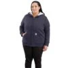 'Carhartt' Women's Clarksburg Sherpa-lined Full Zip Hoodie - Graystone Heather 2 'Carhartt' Women's Clarksburg Sherpa-lined Full Zip Hoodie - Graystone Heather -Outfit Shop full 102787v11 wf20p cm 1024x1024@2x