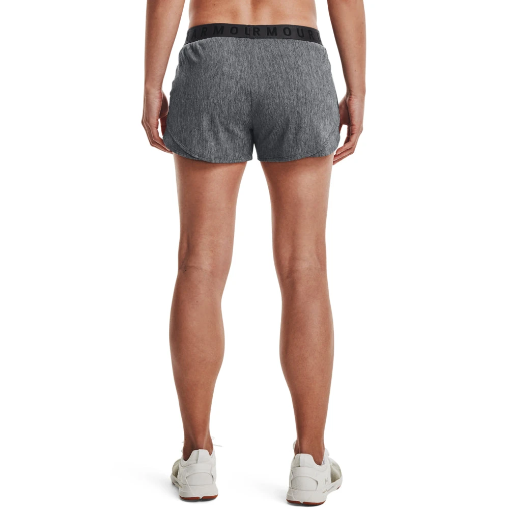 'Under Armour' Women's Play Up Twist Shorts 3.0 - Jet Grey 5 'Under Armour' Women's Play Up Twist Shorts 3.0 - Jet Grey - Image 3
