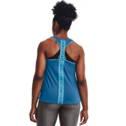 'Under Armour' Women's Knockout Tank - Cruise Blue / Capri