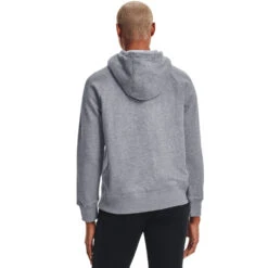 'Under Armour' Women's Rival Fleece Logo Hoodie - Steel Medium Heather / Black -Outfit Shop s7.V5 1356318 035 BC 1024x1024@2x
