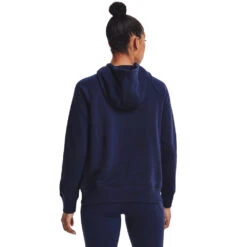 'Under Armour' Women's Rival Fleece Logo Hoodie - Midnight Navy / White -Outfit Shop s7.V5 1356318 410 BC 1024x1024@2x