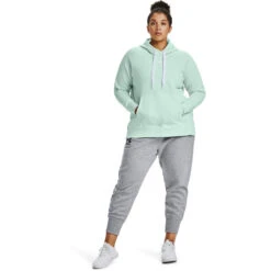 'Under Armour' Women's Rival Fleece Joggers - Steel Medium Heather (ext. Sizes) -Outfit Shop s7.V5 1357035 035 FSF 1024x1024@2x