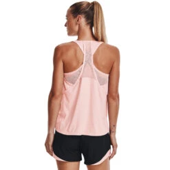 'Under Armour' Women's Knockout Mesh Back Tank - Retro Pink