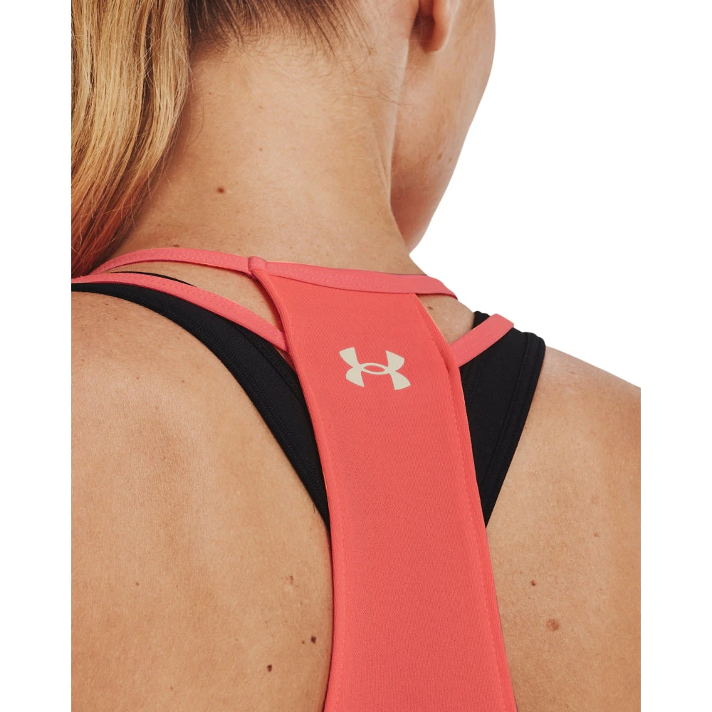 'Under Armour' Women's Iso-Chill Strappy Tank - Electric Tangerine 4 'Under Armour' Women's Iso-Chill Strappy Tank - Electric Tangerine - Image 2