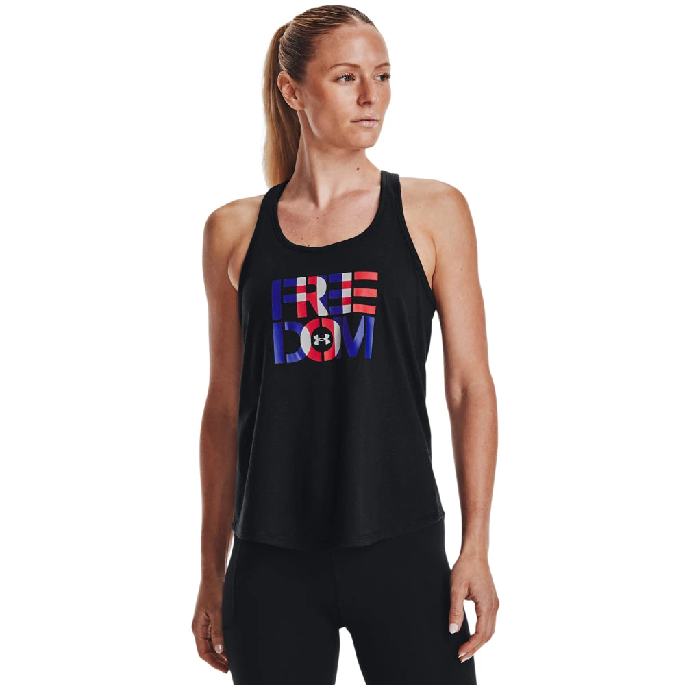 'Under Armour' Women's Freedom Tank - Black 3 'Under Armour' Women's Freedom Tank - Black